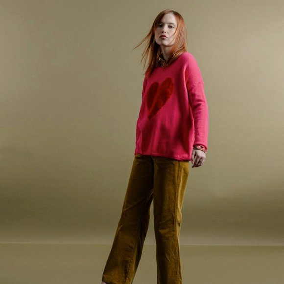 Heart Applique Sweater - Picture 2 of 9